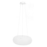 Pendant Light Round Milky White PC Lampshade LED Height Adjustable 3 Color Temperature Stepless V1294-YM0901-3119240156811