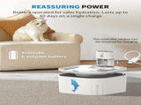 U7 Cat Water Fountain Waterer 3L/101oz, Wireless & USB Rechargeable Pet Water Fountain with 304 V1243-U7PETWATERFOUNTAIN