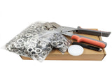 Heavy Duty Grommet Tool Kit, 500 pcs 10mm Grommets, Eyelet Tool, Press for Tarp, Grommet Kit, V1192-AZ-W-2761