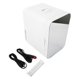 Mini Fridge 8L Glass Semiconductor Electric Cooler and Warmer Quiet Portable Car Refrigerator with V1294-YM0901-3113240145511