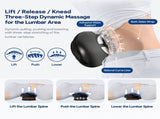 Smart EMS Lumbar Massager with Heat, Airbag Traction and Pulse Modes for Home Relaxation, Muscle V1341-ZY-R5P6E3CV-FLAGSHIPMODEL