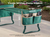 Garden Kneeler and, 6 in Wide Kneeling Pad, Heavy Duty Garden Kneeling Stool, Folding Garden V952-6YCGDJKZDK2GGCLRN001V0