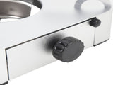 Alcohol Stove Aluminum Alloy Portable Even Heating Backpacking Stove for Hiking Camping BBQ Picnic V1294-YM0901-3118250041911