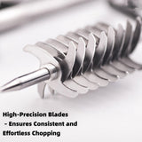 Stainless Steel Parsley Chopper Roller Manual Herb Roller Mincer, Fresh Herb Cutter and Shredder for V1192-AZ-W-17352