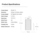 DR.BEI Portable Water Flosser GF3 V943-6970763913265