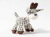 3pcs White Goofy Plush Donkey Squeaky Dog Toy - Large Interactive Chew & Cuddle Buddy V888-ELOSUNG24848