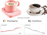 Pink Coffee Mug Warmer Set for Office Supplies V1263-JX-4836