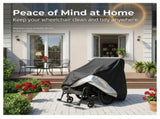 Electric Wheelchairs Cover Waterproof, 39.3 x 29.5 x 39.3 inch Heavy Duty Wheelchair Cover, Outdoor V1370-AZ4-14795