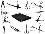 Gardening Bonsai Tool Sets 15pcs Carbon Steel Garden Plant Trimming Kit Scissor Cutter Shear Heavy V1107-119-49271