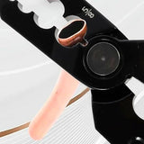 6 Hole Aluminum Alloy Copper Pipe Rounder Bender Manual HVAC Tubing Straightening Repair Pliers For V1366-AZ2-W-21363