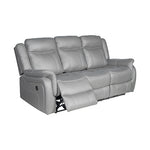 Carlton 3R Finest Fabric Recliner Sturdy Construction Metal Mechanism V43-REC-CARL3RGR