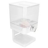 Cereal Dispenser 17.5oz Capacity Single Grid Grain Dispenser Transparent Plastic Food Dispenser for V1294-YM0523-3118220037911