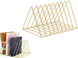 Magazine Rack Record Rack Mail Organizer Steel Triangle Mail and Book Rack Newspaper Holder V1188-MS101-01935-1