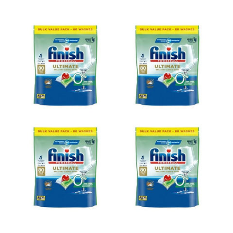 Finish Ultimate 0% Foam 320 Dishwasher Tablets FINISH-3279188X4