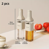 automatic opening glass bottles, oil bottles, condiment bottles, kitchen storage, soy sauce bottles, V1102-122-71099-GRY-500ML