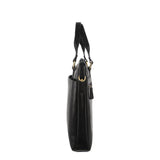 Pierre Cardin Leather 15" Laptop Briefcase Business Bag - Black V563-PC3621-BLACK