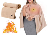 Lgcasl Heated Shawl for Women Heated Blanket with Soft Knit Shawl Zippered Wrap Usb Powered Blanket V1189-LWWAL-20260325-02480
