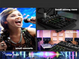 4 Channel Audio Mixer 48V Phantom Power USB Studio Sound Mixers Bluetooth DJ Console Mixing for V1366-AZ2-W-22067