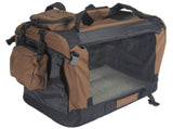 YES4PETS Large Fordable Pet Dog Puppy Soft Crate With Curtain-Brown V278-SC7052-L_BROWN