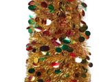 4.9ft PET Foldable Artificial Xmas Tree Sequin Pop Up Xmas Tree for Home Holiday Decoration Gold V1294-YM0901-3115240121611