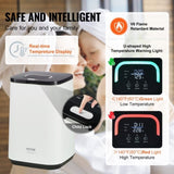 20L Large Towel Warmer Bucket with LED Screen U-shaped Light & Timer White V952-MJJRTBS20LLE5FW2TV3