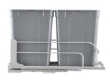 Pull-Out Trash Can, 27 QT x2 Double Under Mount Kitchen Waste Container, Heavy Duty Garbage V952-CFLJTDTHSST5PSCNSV0