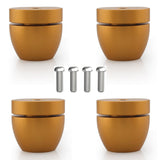 4 Pcs Ball Beads Speaker Feet Turntable Platform Pads Audio Shock Absorber Subwoofer V1192-AZ-W-11920