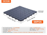 Garage Tiles Interlocking, 12 x 12 x 0.53 inch 50 Pack Garage Floor Covering Tiles, Non-Slip V952-CKDDSMH501212WO1OV0