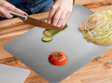 Heavy Duty Stainless Steel Cutting Board with Double-Sided Metal Chopping for Kitchen Use V1370-AZ4-08939