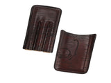 Leather Cigar Holder Travel Portable Soft Touch Elegant Breathable Cigar Case for Gift Giving V1294-YM0703-3117230042311