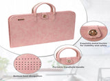 16in PU Laptop Sleeve in Pink with Handle Protective Portable Case for Laptops, Lightweight & V1107-CS-VOBDWJES27
