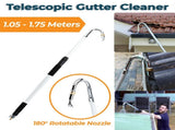Stainless Steel Pressure Washer Gutter Cleaner Aluminium Alloy Water Fed Pole for Gutter Cleaning V985-GUTTERCLEANER