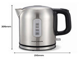 Morphy Richards Equip Kettle and Toaster Set Brushed Stainless Steel 1L Jug Kettle & 2 Slice To MREQ-1LKT-2STS