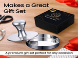 Gourmet Easy 2-IN-1 Smash Burger Press & Patty Maker, Stainless Steel Hamburger Helper, Bonus Patty V1376-MEATPATTY