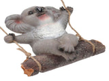 Swing Koala Sculpture Cartoon Synthetic Resin Animal Statues Decoration for Garden Decoration V1294-YM0717-3111220245911