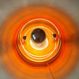 Wall Lamp, UFO Space Age Bauhaus Style, Orange, D24 x E17 cm V1188-MS-520-031