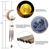 Wind Chime Solar Moon Decor,Mother's Day,Christmas,Thanksgiving Gift for V1369-AZ3-W-22379