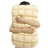 Fluffy Pillow Breathable Cute Pineapple Puff Pillow for Bedroom Sofa - Yellow V1263-JX-8062-1