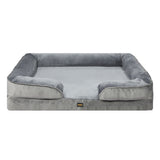 PaWz Memory Foam Pet Sofa Bed Cushion M Medium PT1178-M-GY