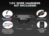 PLANTCRAFT Spreader 12V 36kg 30L Lawn Seed Fertiliser, for ATV, Ride on Mower, with Rain Cover V219-GDTSPRPC123A