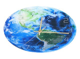 Earth Wall Clock Acrylic Silent Movement Accurate Cutting Stable Non Ticking Space Science Clock for V1294-YM0710-3115210161511
