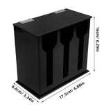 Organizer for Households in Acrylic 1Pcs 6.88X6.29X3.34in V1369-AZ3-W-18001