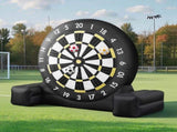 Inflatable Soccer Dart Board, over 2.5 m High Giant Soccer Dart Board with 9 Kick Balls & Air Pump, V952-CQJXZQFB25MMNUSSW001V3