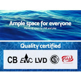 Bestway Swimming Pool 366x76cm Steel Frame Round Above Ground Pools w/ Filter Pump 6473L BW-POOL-366CM-56680