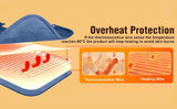 Dark grey This multifunctional electric heating pad 6 temperature levels, 4 timer settings, V1232-SMXJST001