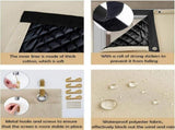 Beige Thermal Insulated Door Curtain, Draft and Sound Barrier Panel, 82 x 204 cm V1188-MS-731-149