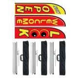 Open Flags for Business Advertising Feather Flag Kit Open Look Welcome V952-QGYMQGQWAOPP37QX0V0