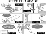 Portable Bidet - Mini Foldable Handheld Personal Travel BidetToilet for Personal Hygiene V1369-AZ3-W-00657