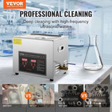 Ultrasonic Cleaner with Digital Timer & Heater, Professional Ultra Sonic Jewelry Cleaner, Stainless V952-SXCSBQXJ10L02FU3NV3