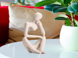 Abstract Character Figurines Thinker Desk Decor Home Decoration Ornament V1294-YM0727-JY16820-01